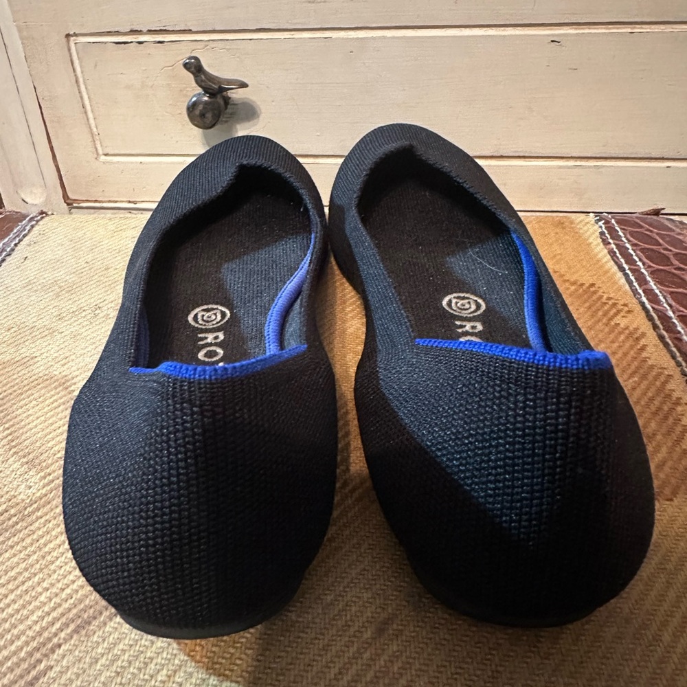 Rothy's Black and Blue Women's Flats - Picture 4 of 6